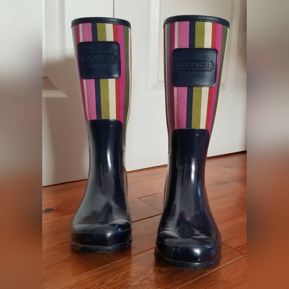 Coach Rainboots - Picture 1 of 8